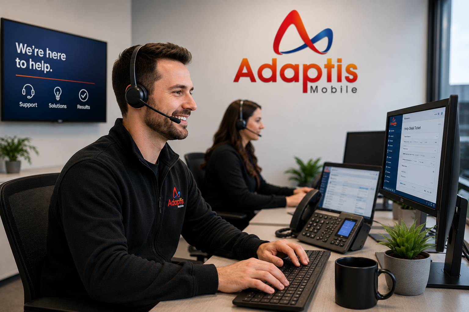 Adaptis Mobile support team